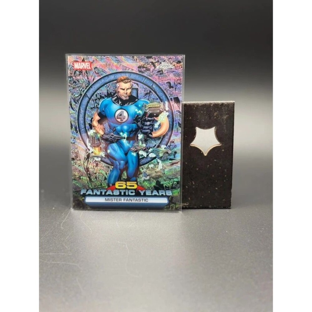 2026 Topps Chrome Marvel 65 Fantastic Years Mister Fantastic #FY-01 Insert